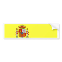 Spain Flag Bumper Sticker