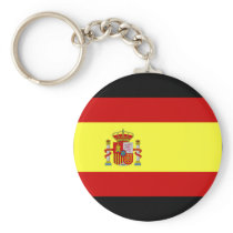Spain Flag Key Chain