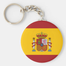 Spain Flag Keychain
