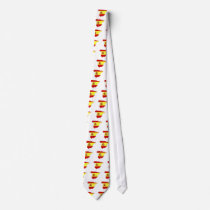 Spain Flag Map full size Ties