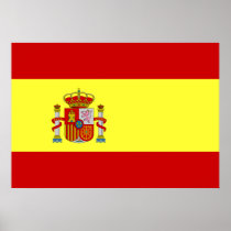 Spain Flag Print
