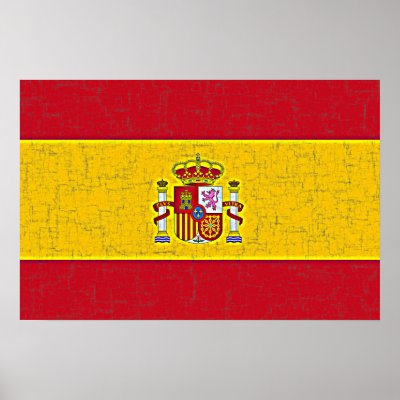 SPAIN FLAG Poster