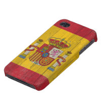 Spain Flag vintage grunge iphone cases