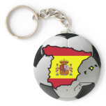 Spain futbol keychains