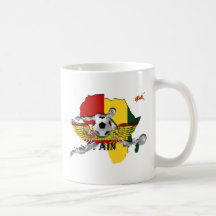 Spain Goes to Africa Soccer Grunge Africa futbol Coffee Mug