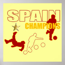 Spain Graphic World Champions Star Artwork Gear Print