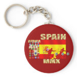Spain Large flag Africa MMX soccer futbol gifts keychains