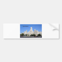 Spain, Madrid City Hall Plaza de Cibeles (St.K) Bumper Stickers