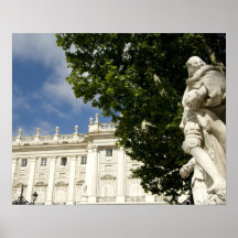 Spain, Madrid. Royal Palace. Print