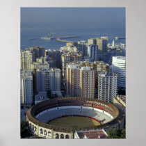 Spain, Malaga, Andalucia View of Plaza de Toros
