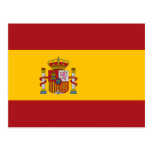 Spain National Flag Postcard