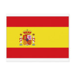 Spain National Flag simplified Post Card