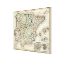 Spain, Portugal 6 Canvas Prints