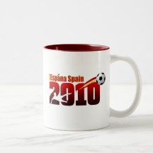 Spain soccer 2010 Maroon logo gifts Mug