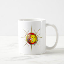 Spain Soccer Starburst gifts Mug