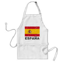 Spain Vintage Flag Apron