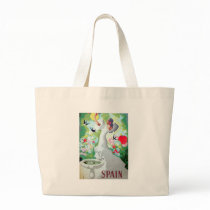 Spain Vintage Image Canvas Bag