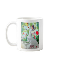 Spain Vintage Image Coffee Mugs