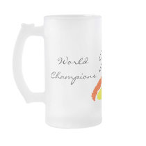 Spain- World Champions frosted mug