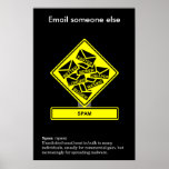 Spam Information Security Awareness Poster posters