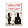 spandex nuns no-no dress code postcards