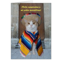 Spanish Birthday for Dad Card