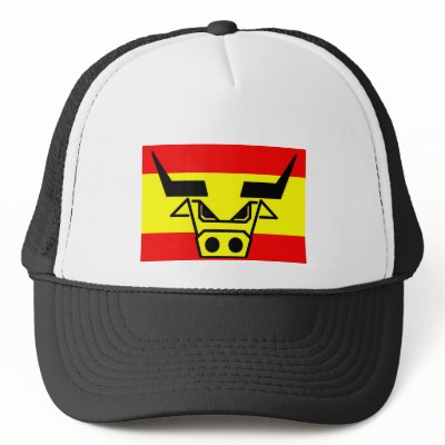 Spanish Bull Trucker Hat by lonvig