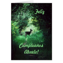 Spanish: Cumpleaños abuelo /Grandpa's b-day Greeting Card
