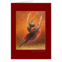 Spanish Dance Greeting Card (customisable)