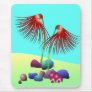 Spanish Dancing Flowers Mousepad