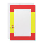 Spanish Flag Border Invitation