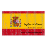 Spanish Flag Business Card