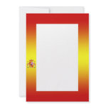 Spanish Flag Gradient Invitation