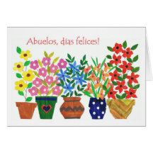 Spanish Greeting Grandparents Day Card