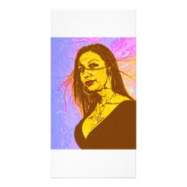 spanish lady photo card