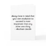 Spanish Motivation - Abraham Lincoln cards