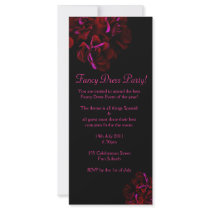 Spanish Rose - Invitation Card Custom Rack Cards