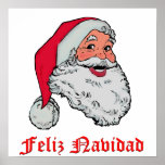 Spanish Santa Claus posters