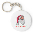 Spanish Santa Keychain