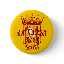 Spanish soccer futbol kings - La Furia Roja 2010 Button