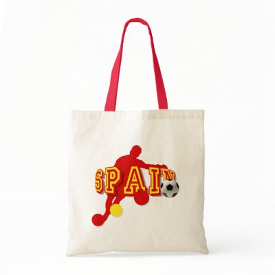 Spanish Soccer Players Bend it Tees and gifts Canvas Bag by LaFuriaRoja