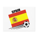 Spanish Soccer Team postcards