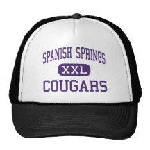 Spanish Springs - Cougars - High - Sparks Nevada Hats