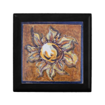 Spanish Sunflower Tile Gift Box gift boxes