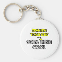 Spanish Teachers Are Sofa King Cool Key Chain