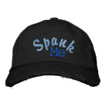 Spank Me Distressed Basebal Cap embroidered hats