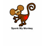 spank my monkey t-shirts