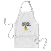 Spank the monkey apron