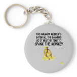 Spank the monkey keychains