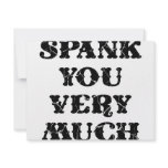 Spank You Very Much invitations